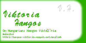 viktoria hangos business card